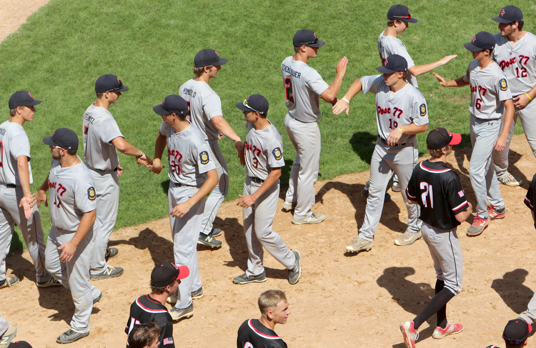 Chippewa Falls Post 77 senior legion baseball vs Eau Claire 7-21-19